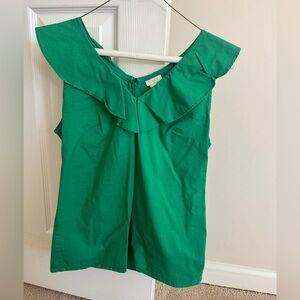 Green J. Crew Top size 2